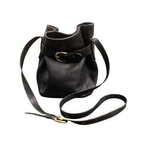 VTG Coach Crossbody Womens 1 Size Leather Soho Belted Bag Adjustable Strap Black